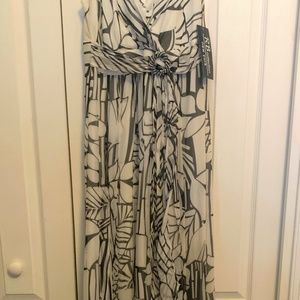 Black & White Maxi Dress